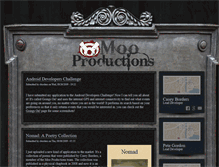 Tablet Screenshot of mooproductions.org